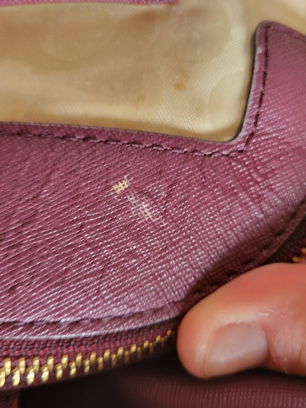 kate spade New York Plum Saffiano Leather Tote - Picture 15 of 16